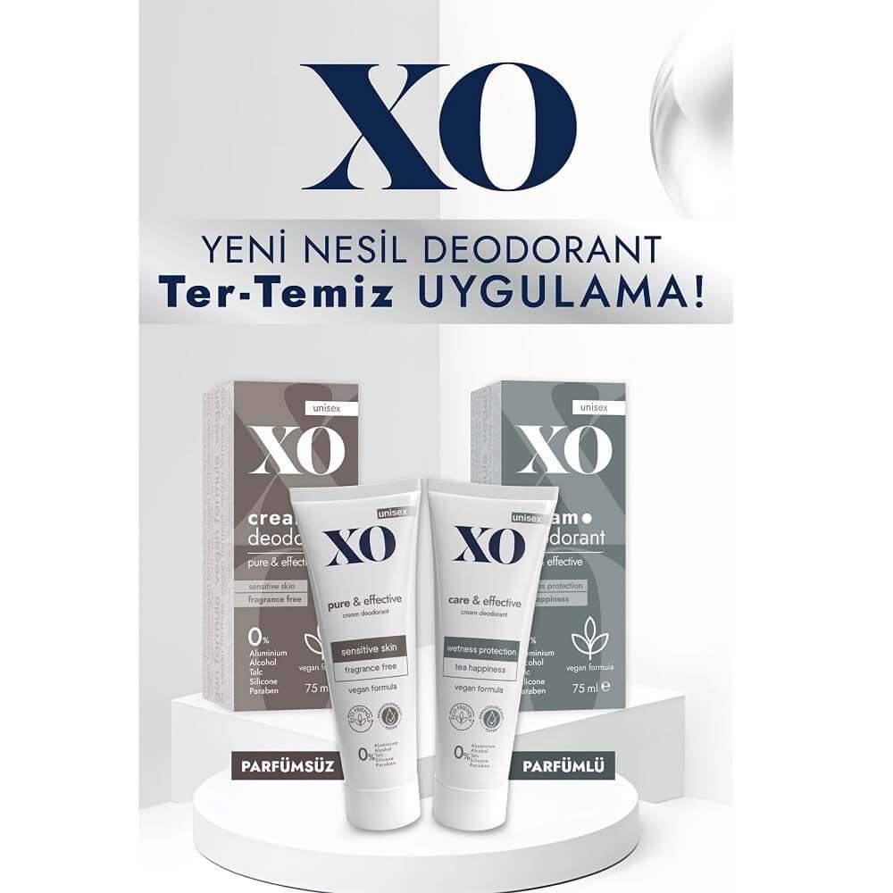 XO Krem Deodorant 75ML Unisex Pure & Effective Kokusuz