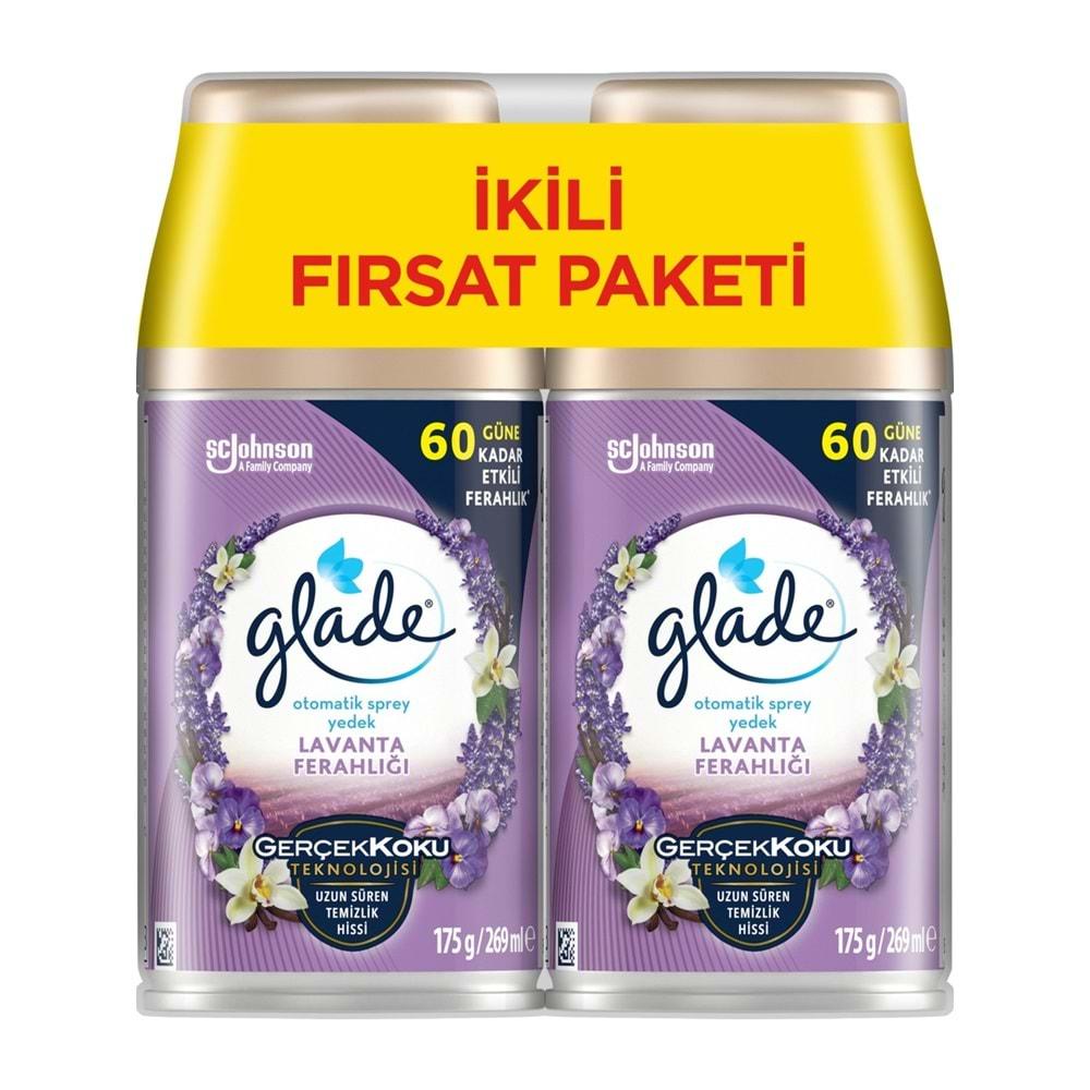 Glade Oda Kokusu Otomatik Sprey Yedek 269ML (2 Li Set) Lavanta