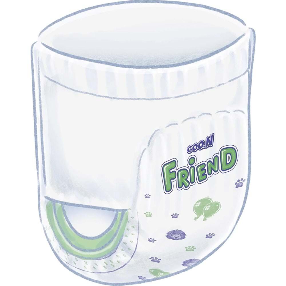 Goon Friend Külot Bebek Bezi Beden:6 (15-25KG) Extra Large 60 Adet Fırsat Pk