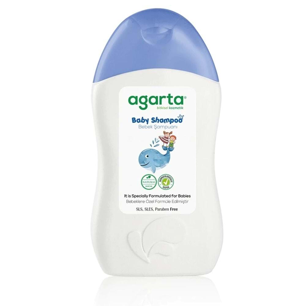 Agarta Doğal Erkek Bebek Çocuk Şampuanı Saç ve Vücut 400 ML