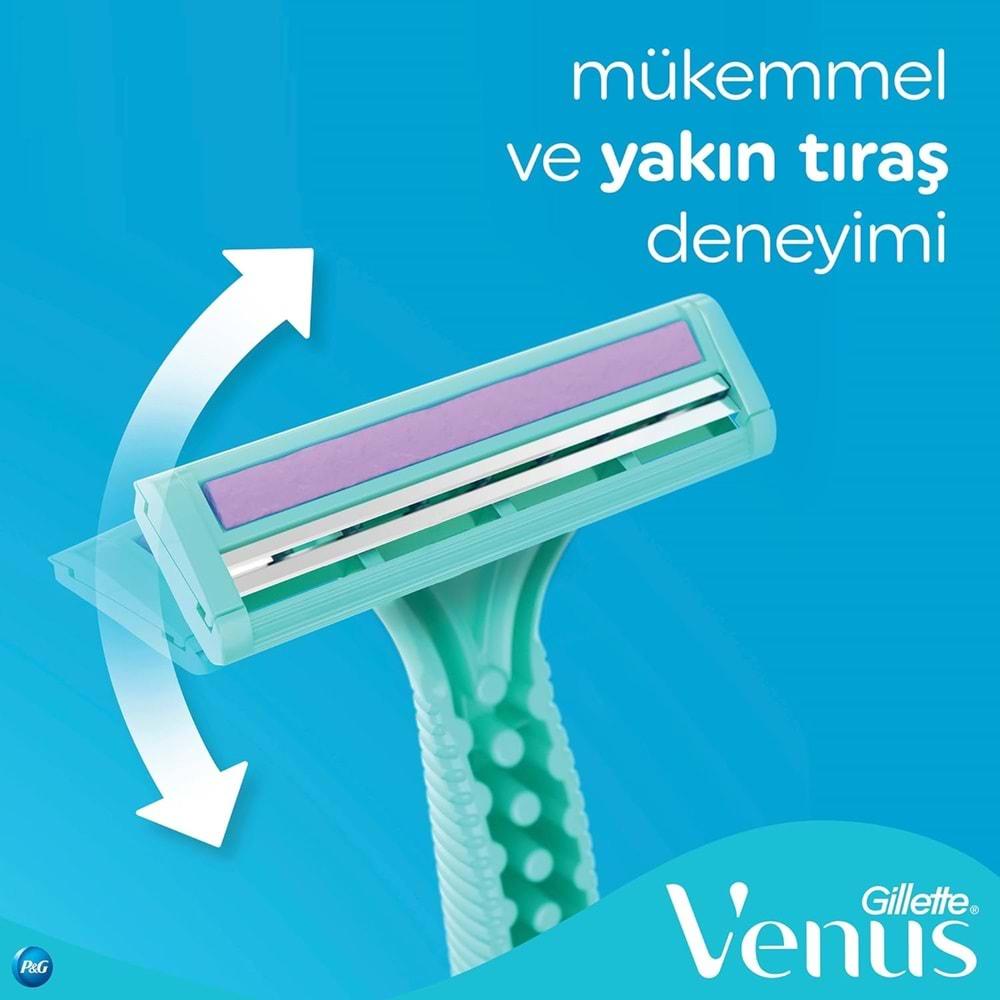 Gillette Simply Venus 2 Kullan At Kadın Tıraş Bıçağı (4 Lü Pk)