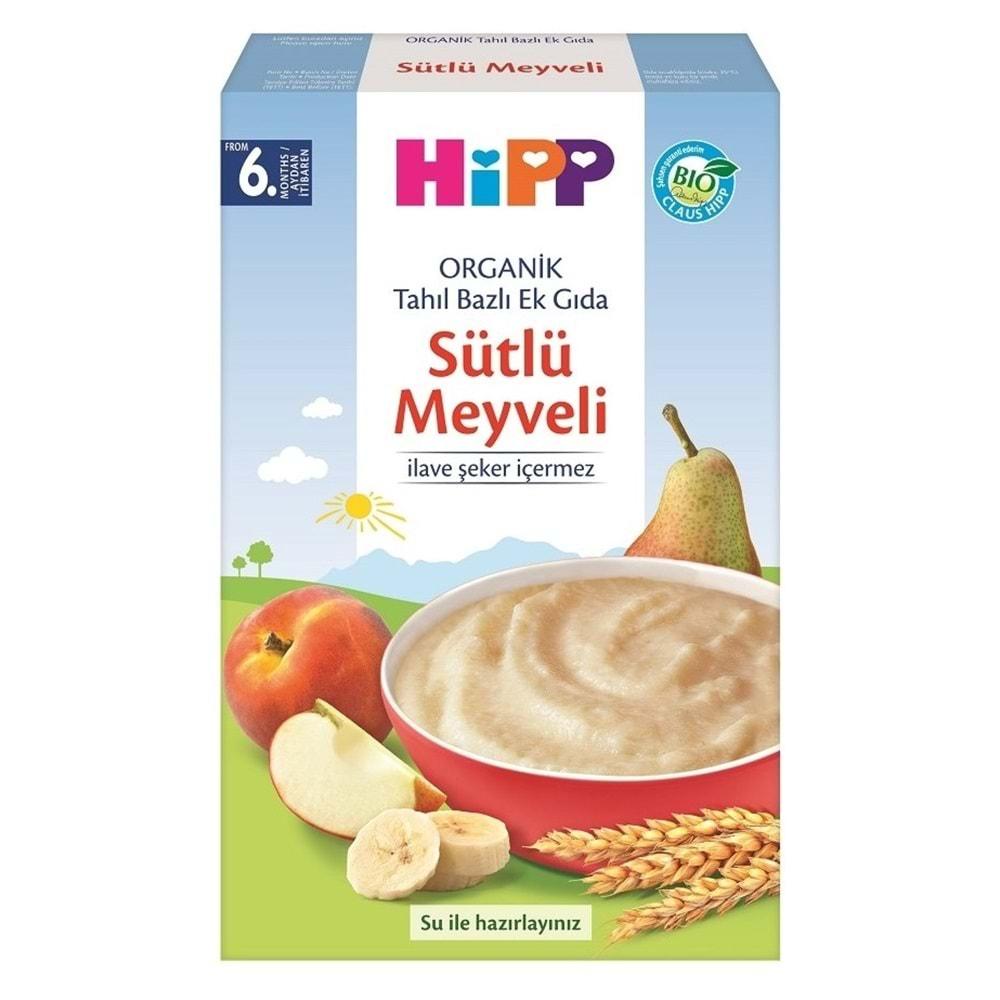 Hipp Organik Sütlü Meyveli Tahıl Bazlı Kaşık Maması 250Gr