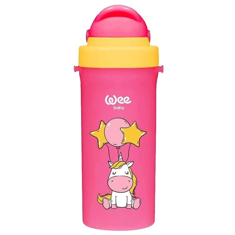 Wee Baby Pipetli Bardak 300ML (Kod:896) - Kırmızı