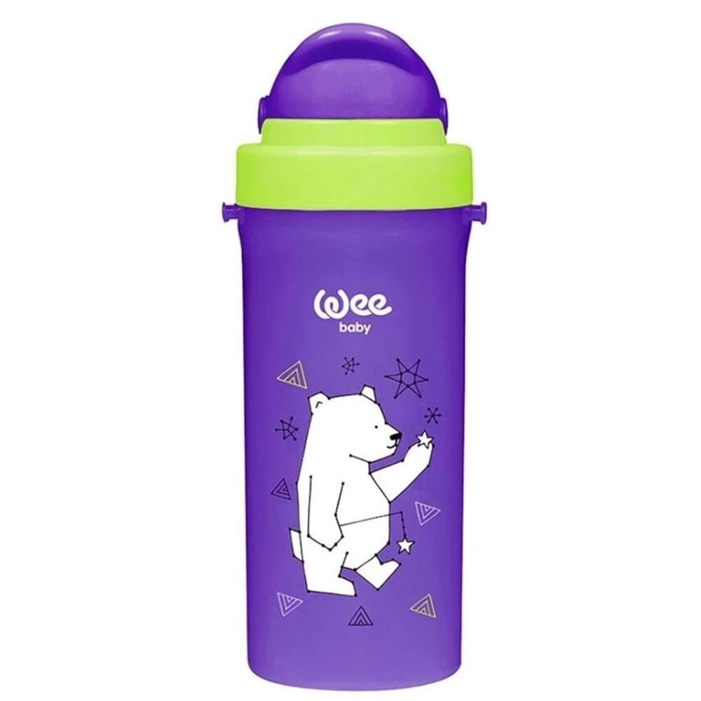 Wee Baby Pipetli Bardak 300ML (Kod:896) - Mor