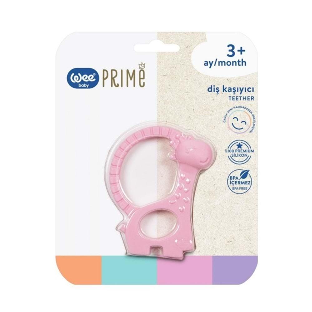 Wee Baby Prime Silikon Diş Kaşıyıcı (Kod:928) - Pembe