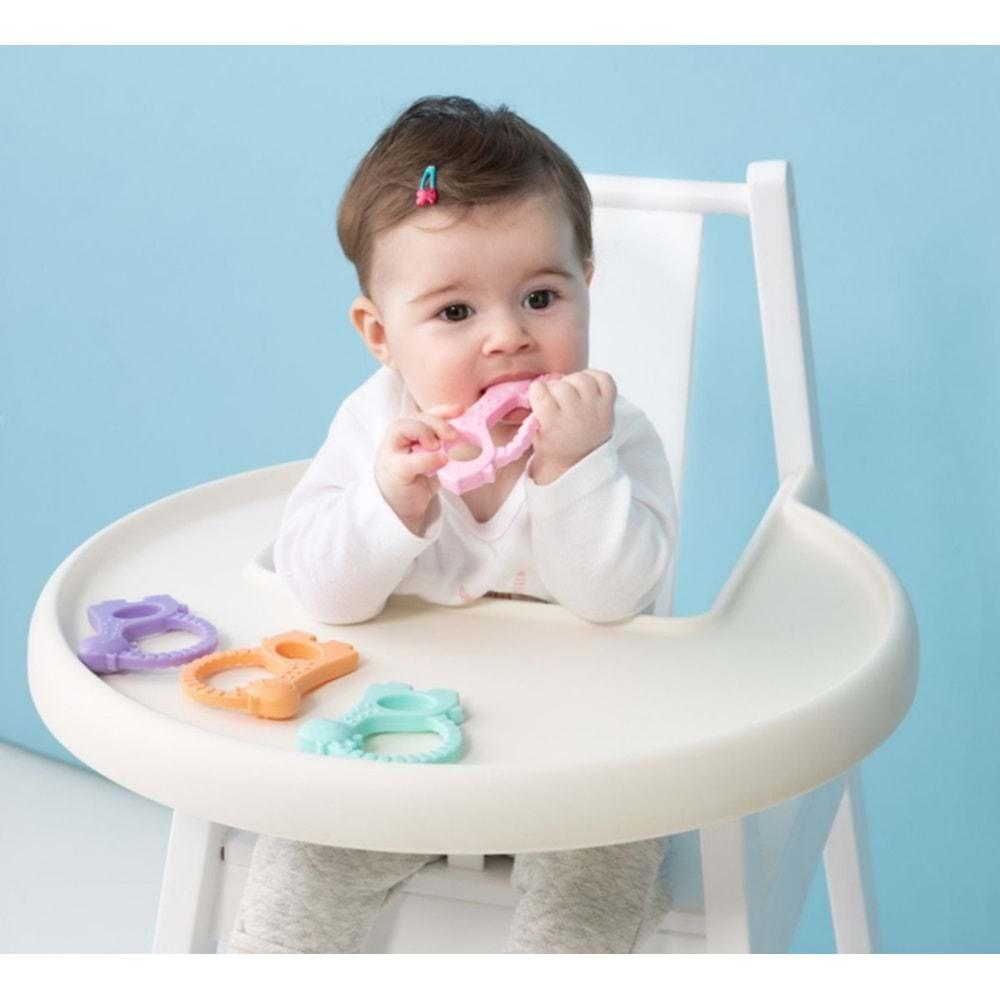 Wee Baby Prime Silikon Diş Kaşıyıcı (Kod:928) - Turkuaz