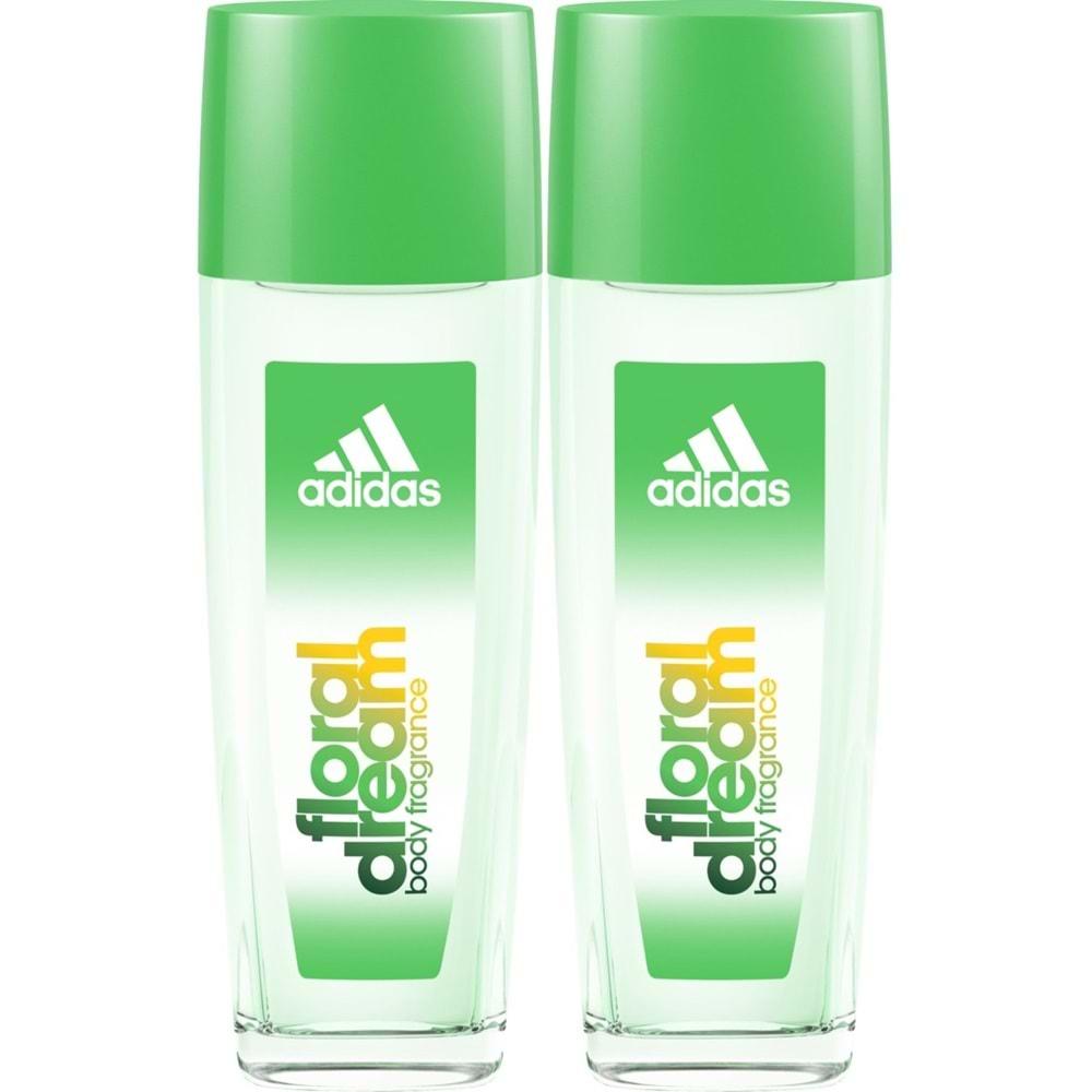 adidas Deodorant 75ML Women-Kadın Floral Dream Natural (2 Li Set)