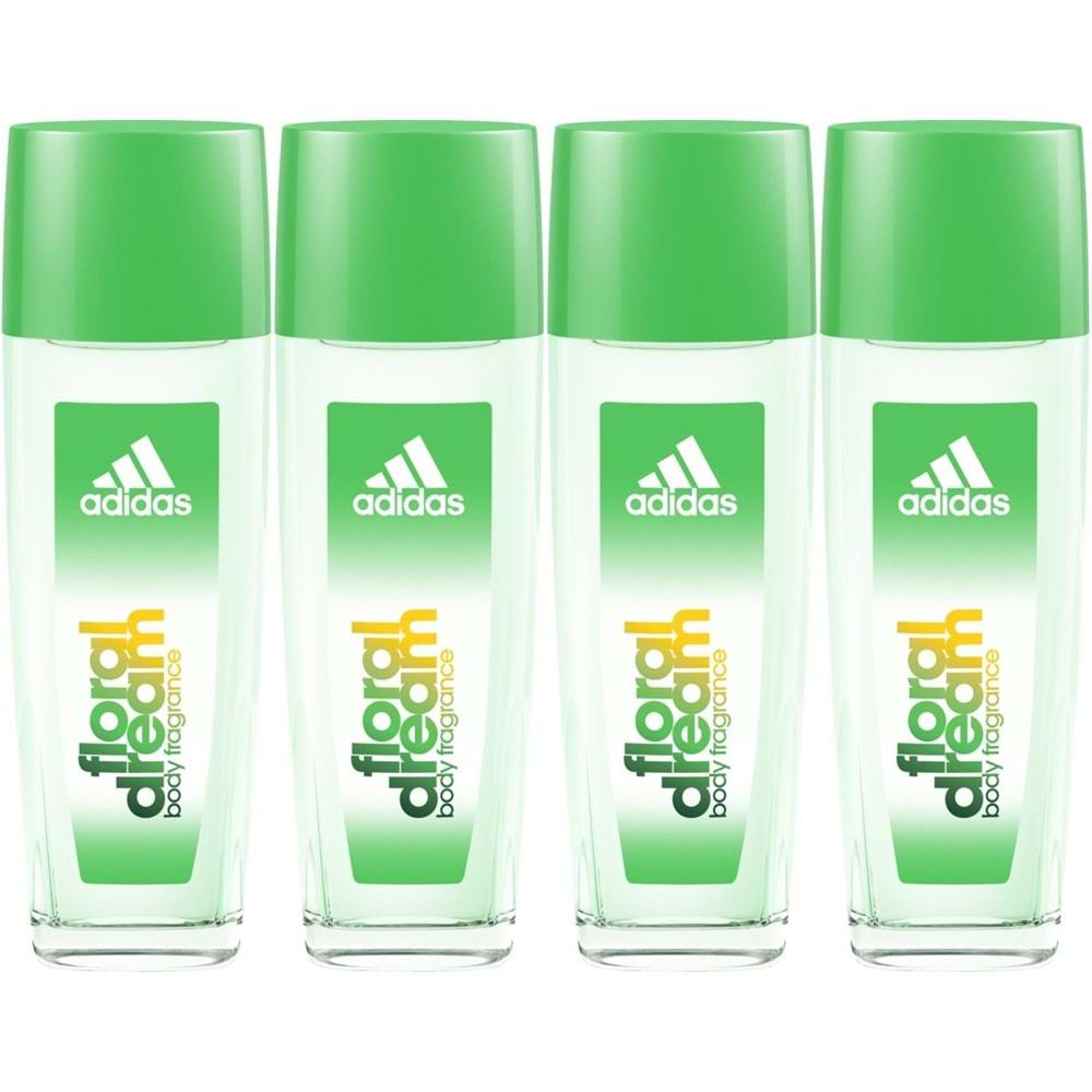 adidas Deodorant 75ML Women-Kadın Floral Dream Natural (4 Lü Set)