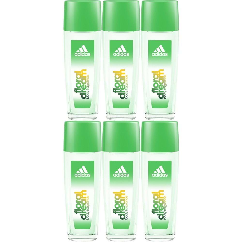 adidas Deodorant 75ML Women-Kadın Floral Dream Natural (6 Lı Set)