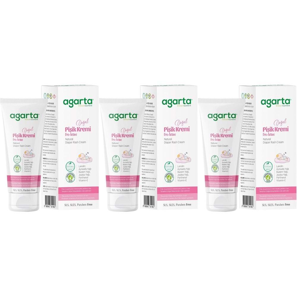 Agarta Doğal Pişik Kremi 100ML (3 Lü Set)