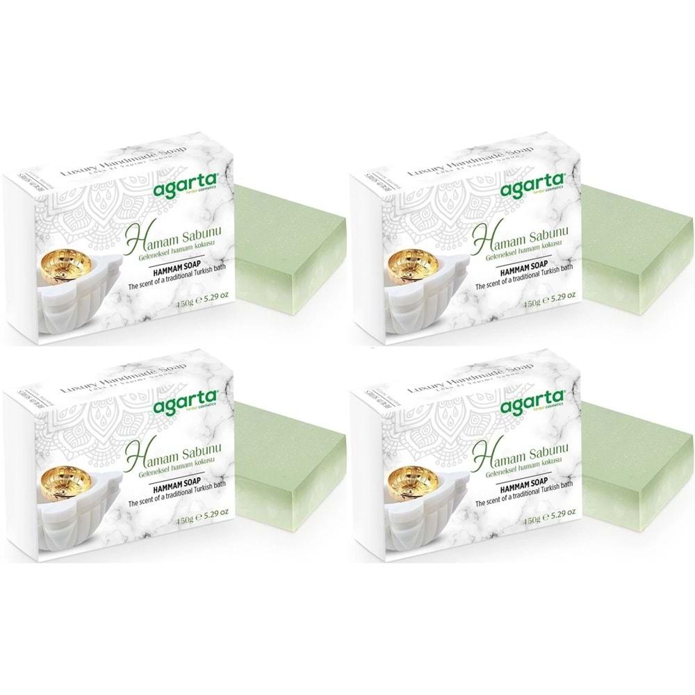 Agarta El Yapımı Doğal Sabun 150GR Hamam (4 Lü Set)