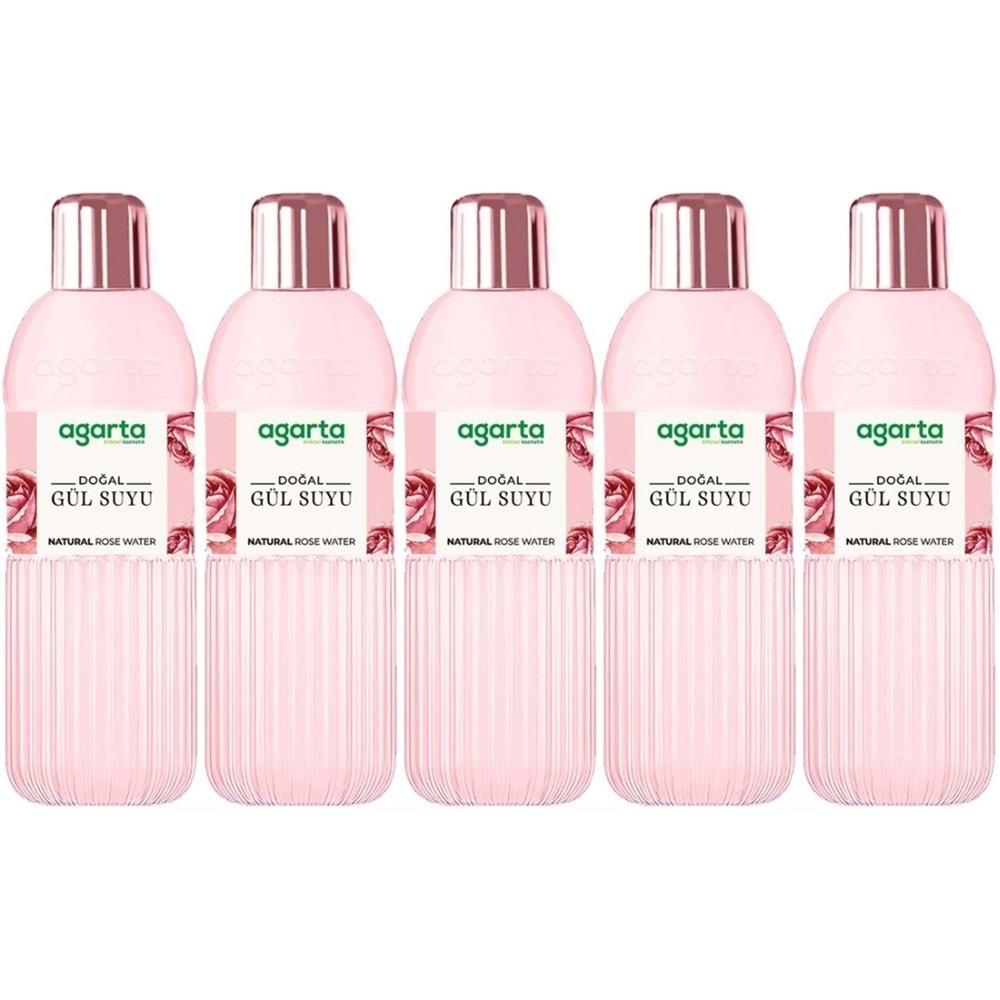 Agarta Doğal Gül Suyu 400ML (5 Li Set)
