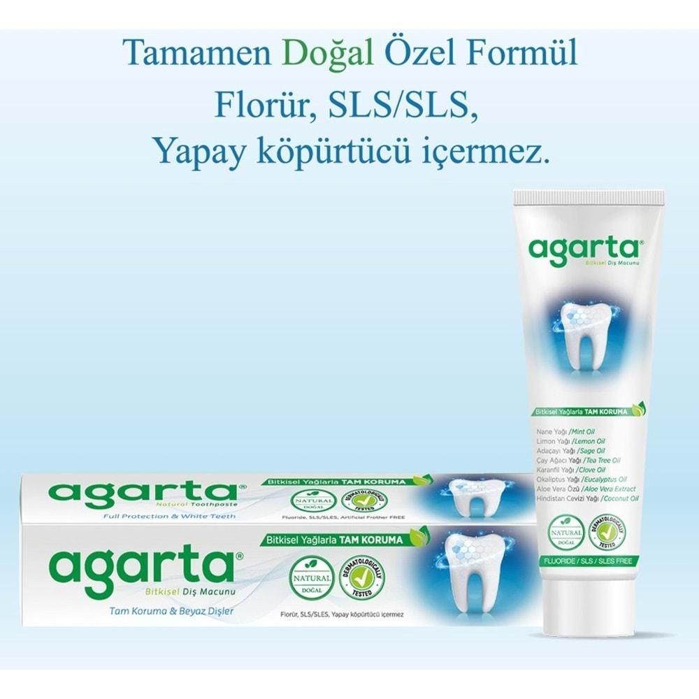 Agarta Doğal Diş Macunu 100ML Karma (6 Lı Set) Avantaj Paket