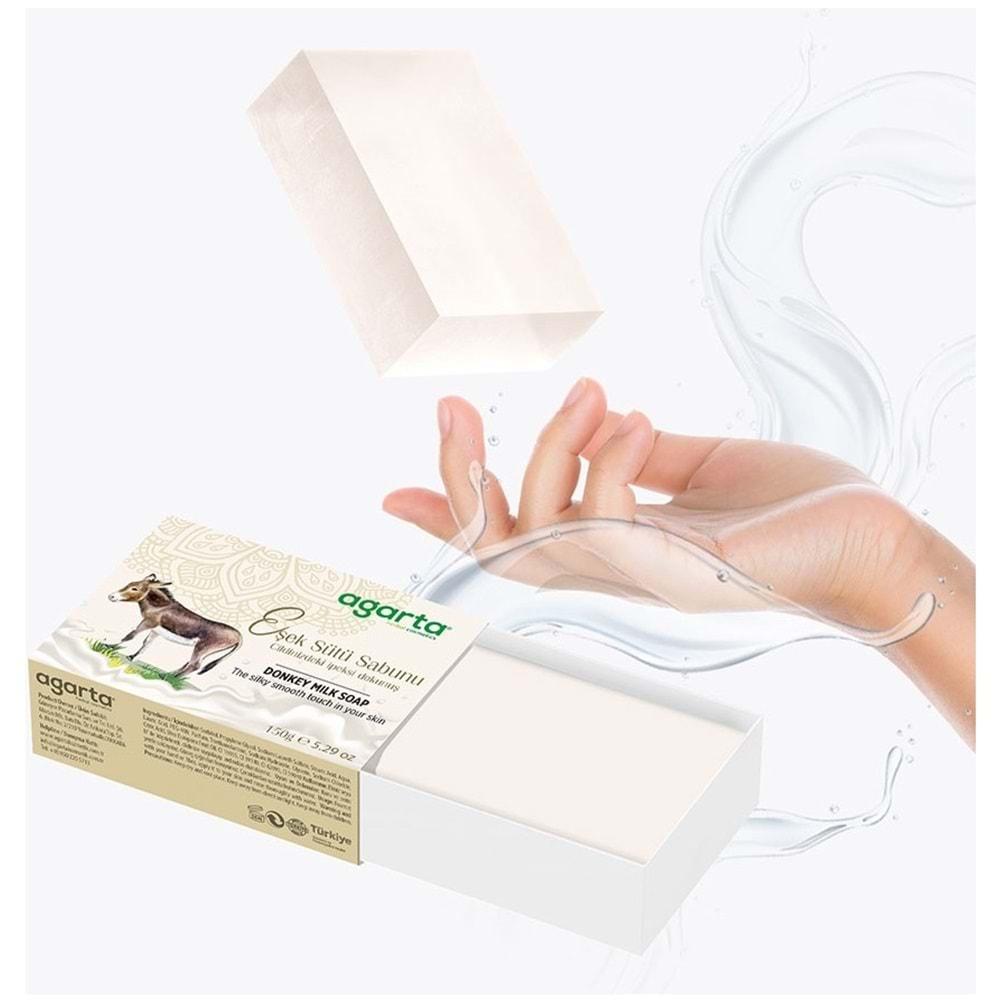 Agarta El Yapımı Doğal Sabun 150GR Eşek Sütü (5 Li Set)