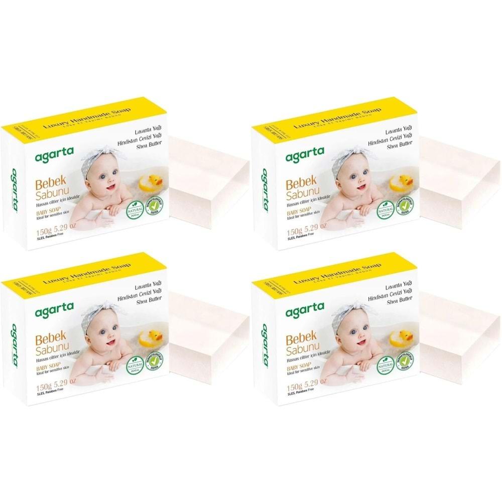 Agarta El Yapımı Doğal Sabun 150GR Bebek (4 Lü Set)