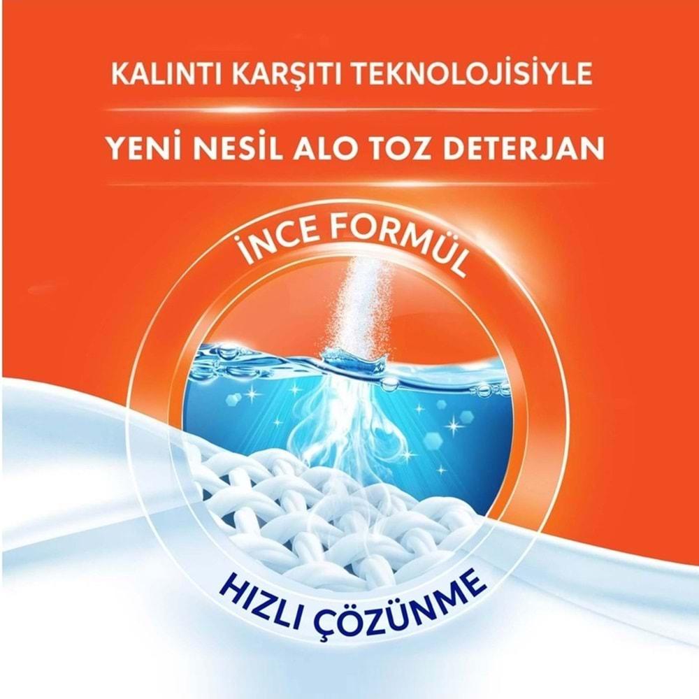 Alo Matik Toz Çamaşır Deterjanı 14KG Kar Çiçeği Ferahlğı / Renkliler ve Beyazlar (92 Yıkama) (2PK*7KG)