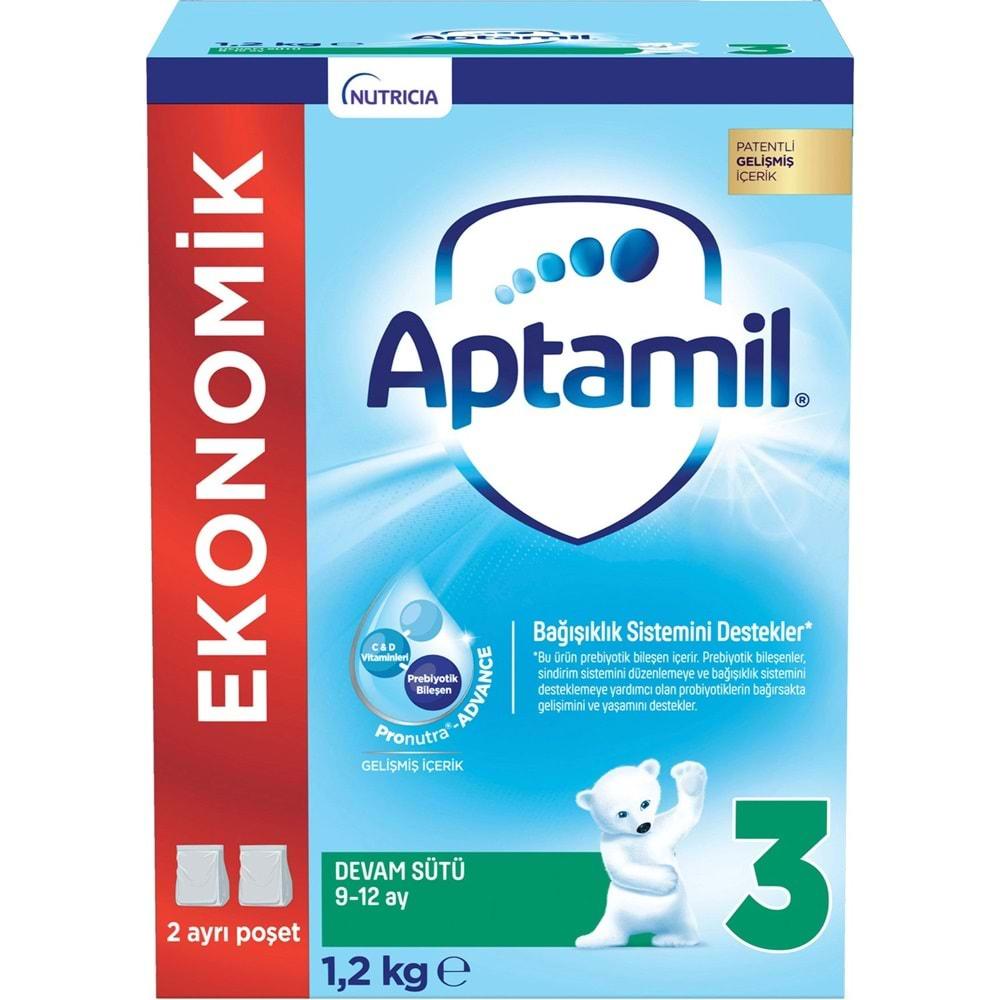 Nutrıcıa Aptamil 1200GR Devam Sütü No:3 (9-12 Ay) (4 Lü Set)