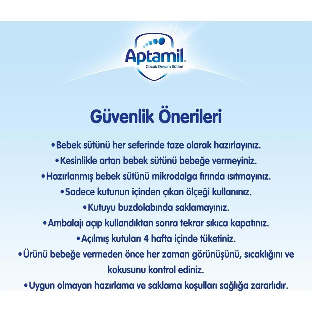 Nutrıcıa Aptamil 800GR Bebek Sütü No:1 (0-6 Ay) Doğumdan İtibaren (2 Li Set)