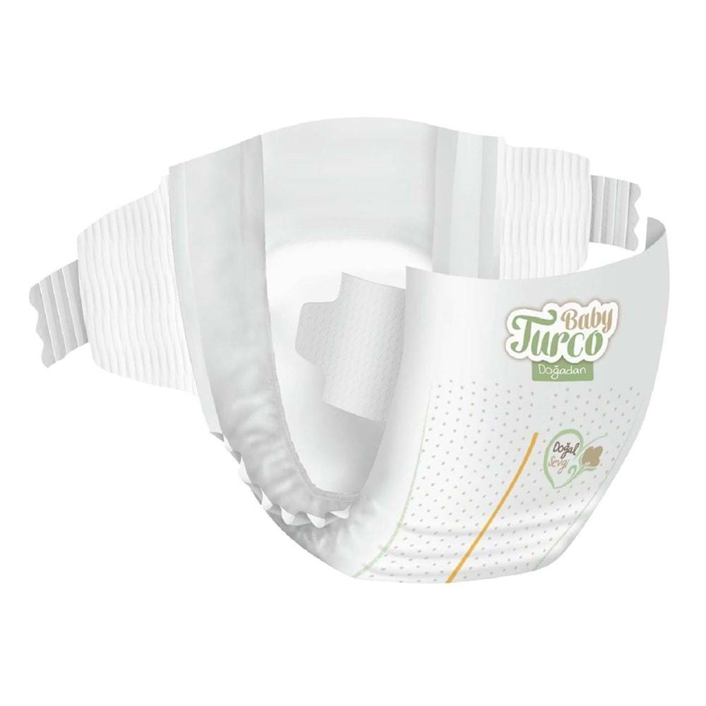 Baby Turco Bebek Bezi Doğadan Beden:2 (3-6Kg) Mini 210 Adet Jumbo Mega Pk