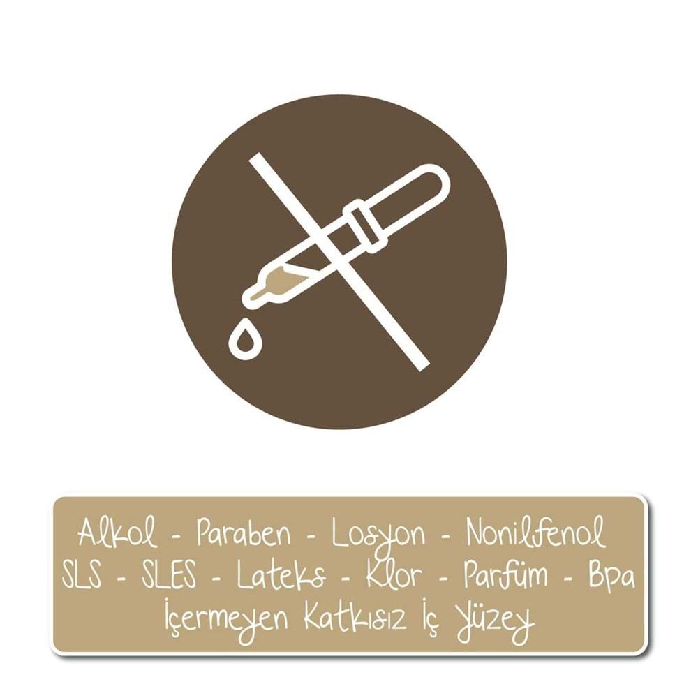 Baby Turco Bebek Bezi Doğadan Beden:2 (3-6Kg) Mini 210 Adet Jumbo Mega Pk