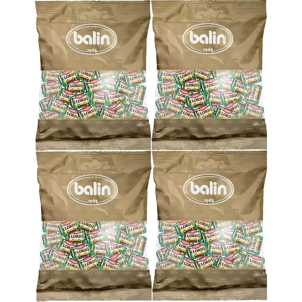 Balin Lord Bitter Çikolata 4KG Ahududu Dolgulu (4 Lü Set) (4PK*1KG)