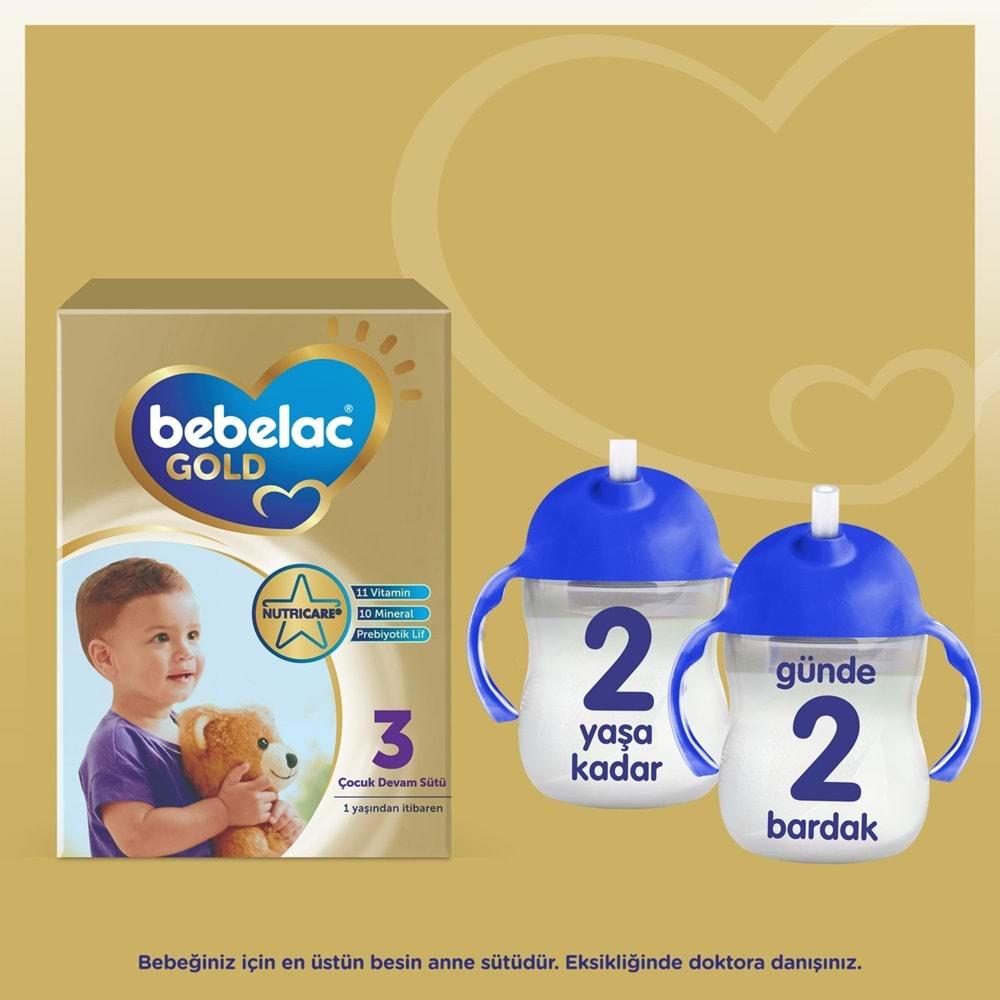 Bebelac Gold 1150GR (800GR+350GR) No:3 Devam Sütü (1+ Yaş) (2 Li Set)