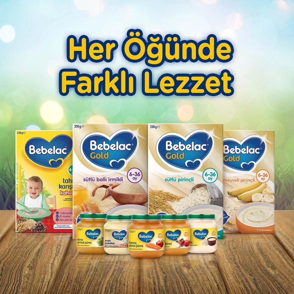 Bebelac Kavanoz Maması Püre 125GR Elma Armut (6 Lı Set)