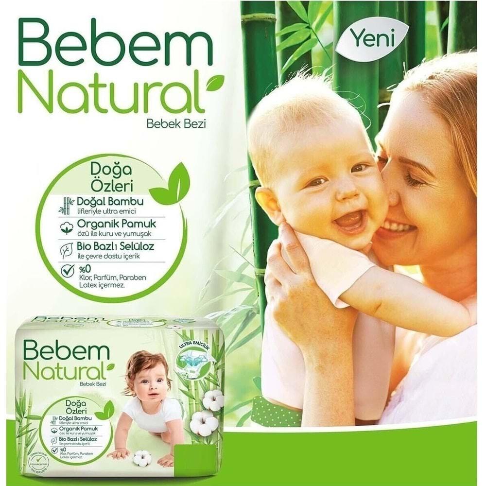 Bebem Bebek Bezi Natural Jumbo Mega Pk Beden:2 (3-6Kg) Mini 210 Adet