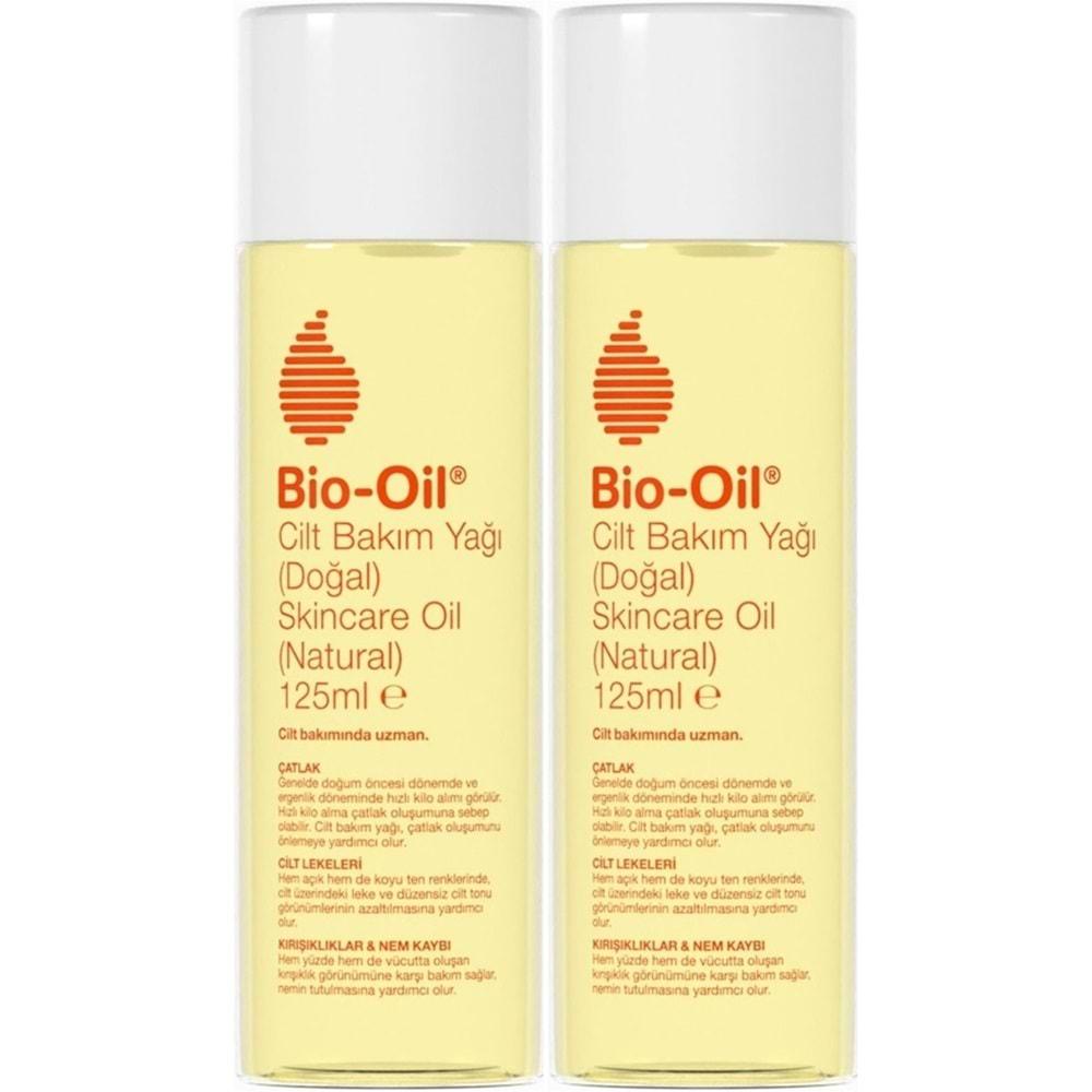Bio-Oil %100 Natural Çatlak & Leke Karşıtı Nemlendirici Doğal Cilt Bakım Yağı 125ML (2 Li Set)