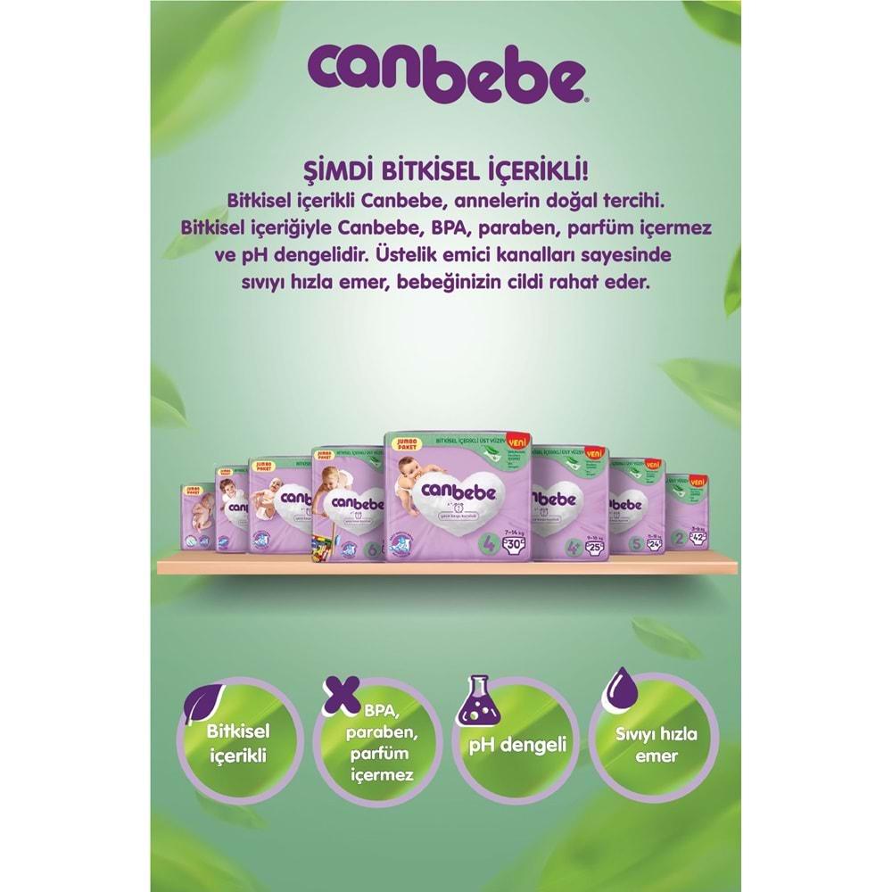 Canbebe Bebek Bezi Beden:5 (11-18Kg) Junior 200 Adet Mega Fırsat Pk