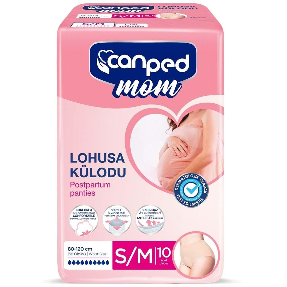 Canped Mom Lohusa Külodu - Külot Bez S - Small - Küçük / M - Medium - Orta 30 Adet (3PK*10)