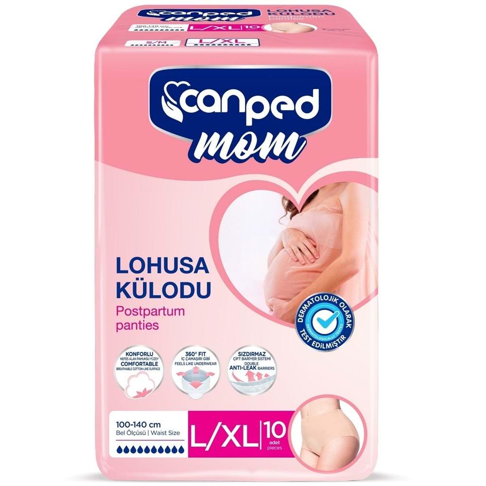 Canped Mom Lohusa Külodu - Külot Bez L - Large - Büyük / XL - Extra Large - 60 Adet (6PK*10)