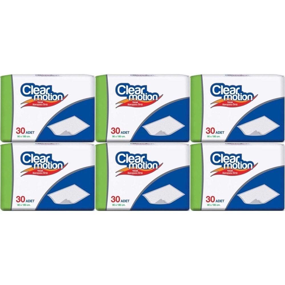 Clearmotion Hasta Yatak Koruyucu 90*180CM 180 Adet (6PK*30)