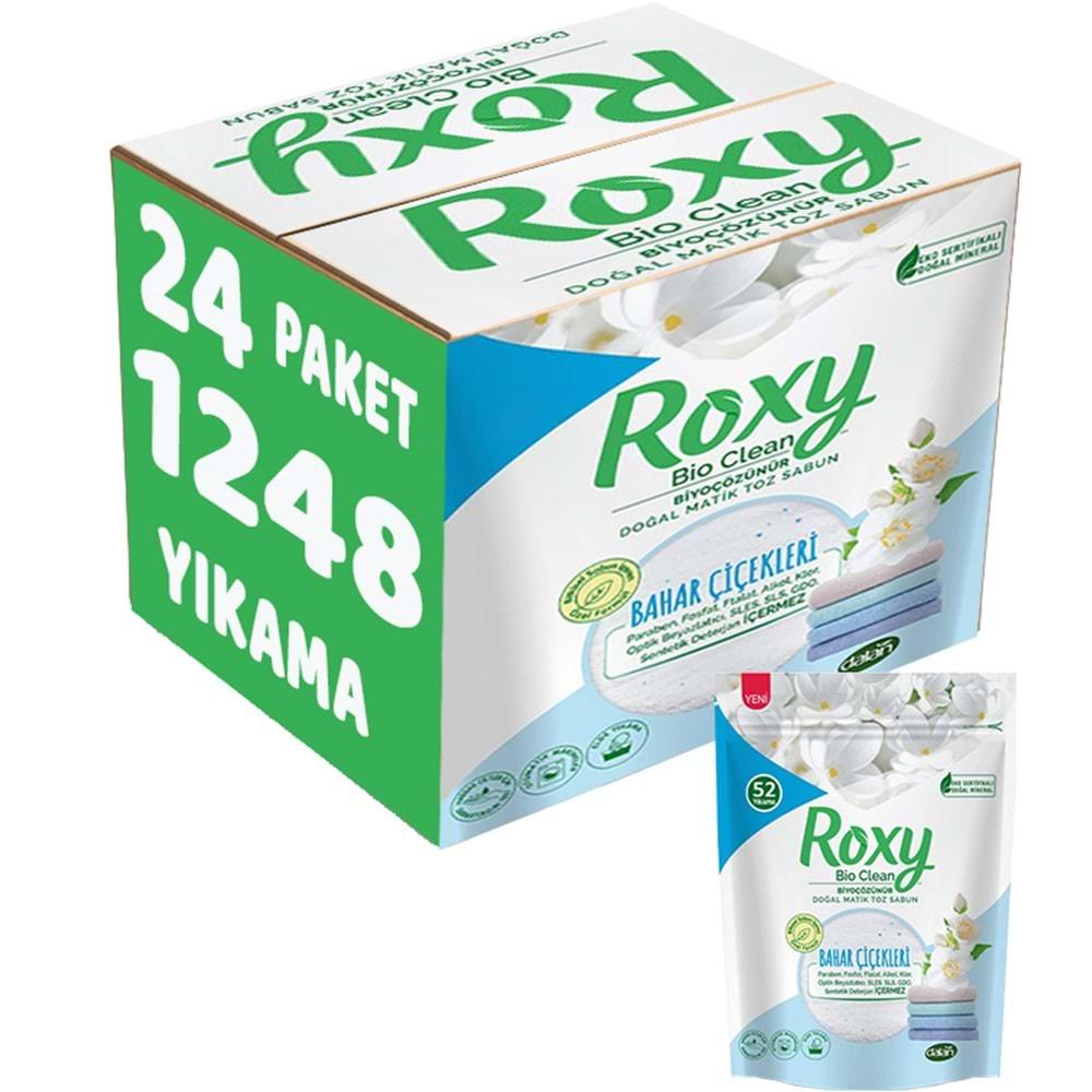 Dalan Roxy Bio Clean Matik Sabun Tozu 1.6Kg Bahar Çiçekleri (24 Lü Set) (1248 Yıkama)