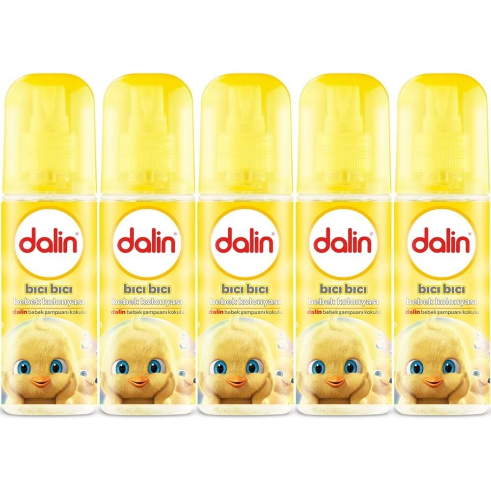 Dalin Bebek Kolonyası 150ML Klasik (Bıcı Bıcı Kokusu) (5 Li Set)