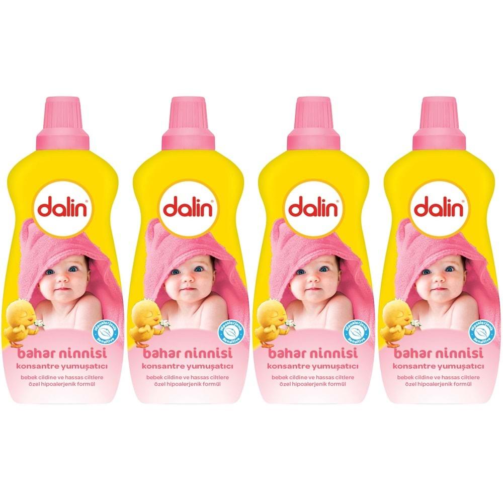 Dalin Çamaşır Yumuşatıcı Konsantre 1200ML Bahar Ninnisi (4 Lü Set)