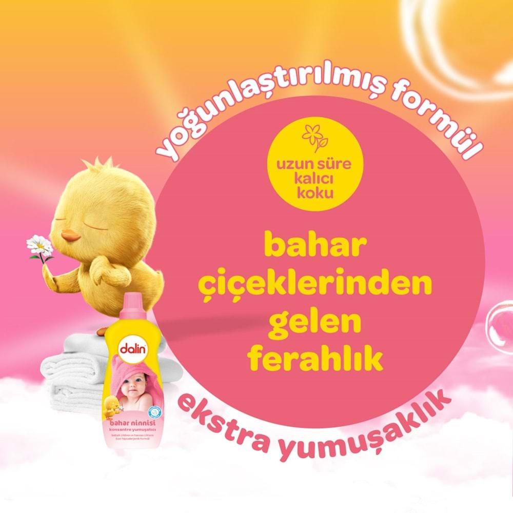 Dalin Çamaşır Yumuşatıcı Konsantre 1200ML Bahar Ninnisi (4 Lü Set)