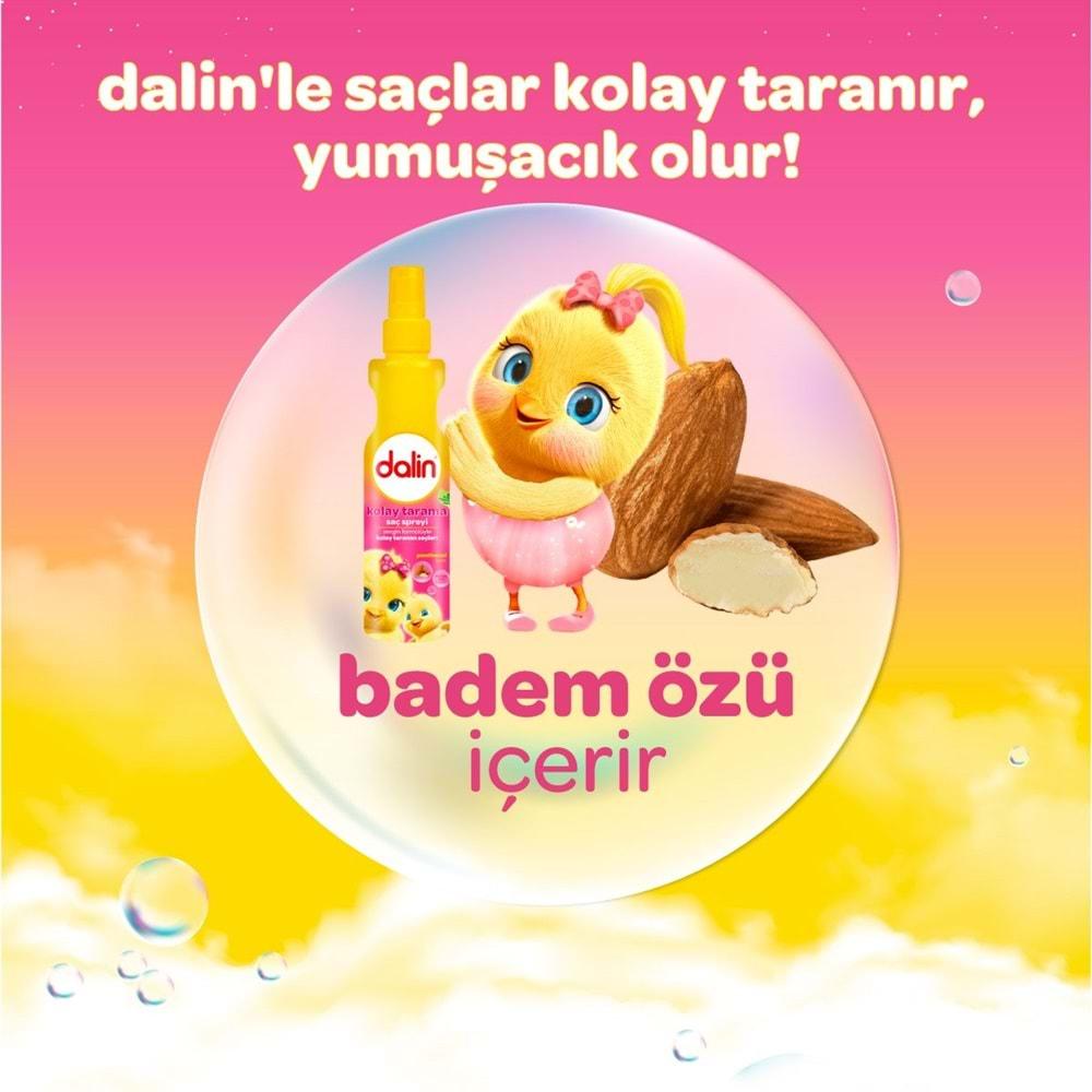 Dalin Kolay Saç Tarama Spreyi 200ML Badem Özlü (2 Li Set)