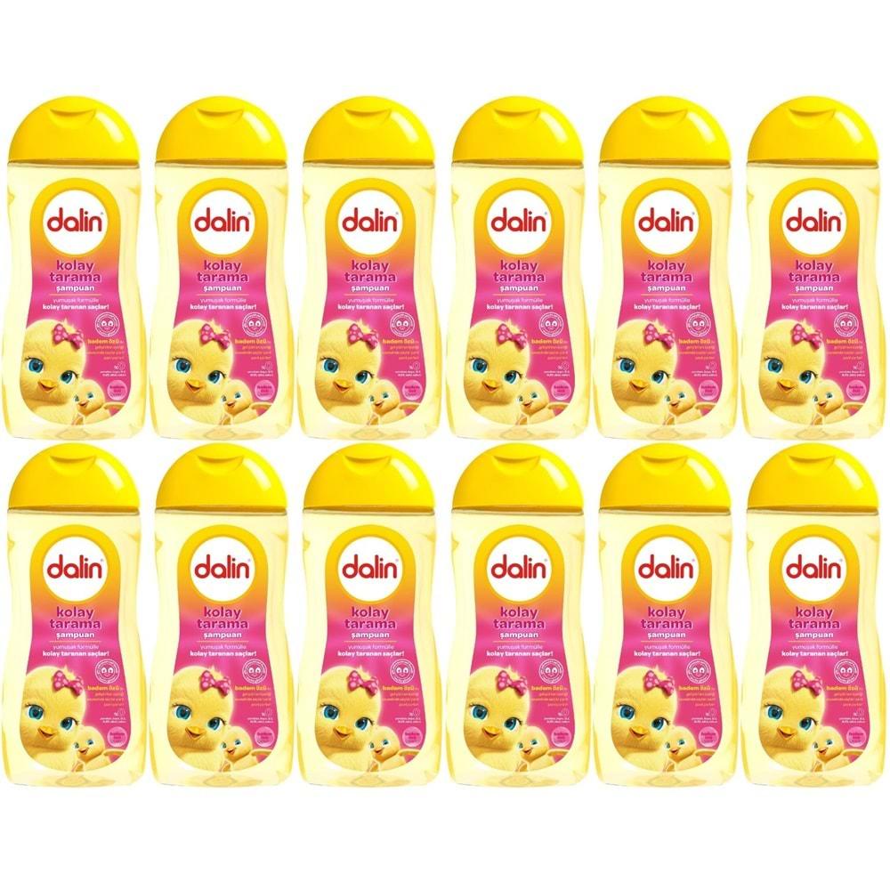 Dalin Bebek Kolay Tarama Şampuanı 200ML Badem Özlü (12 Li Set)