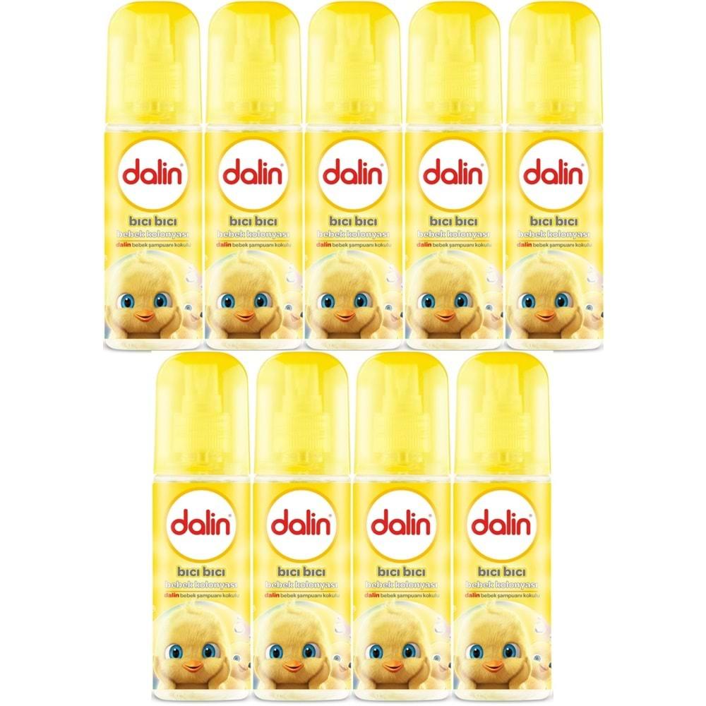 Dalin Bebek Kolonyası 150ML Klasik (Bıcı Bıcı Kokusu) (9 Lu Set)