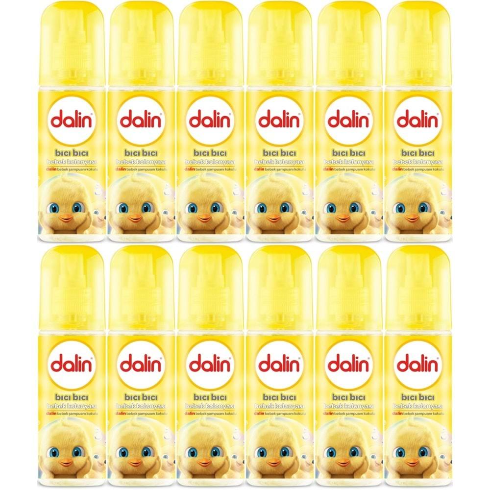 Dalin Bebek Kolonyası 150ML Klasik (Bıcı Bıcı Kokusu) (12 Li Set)