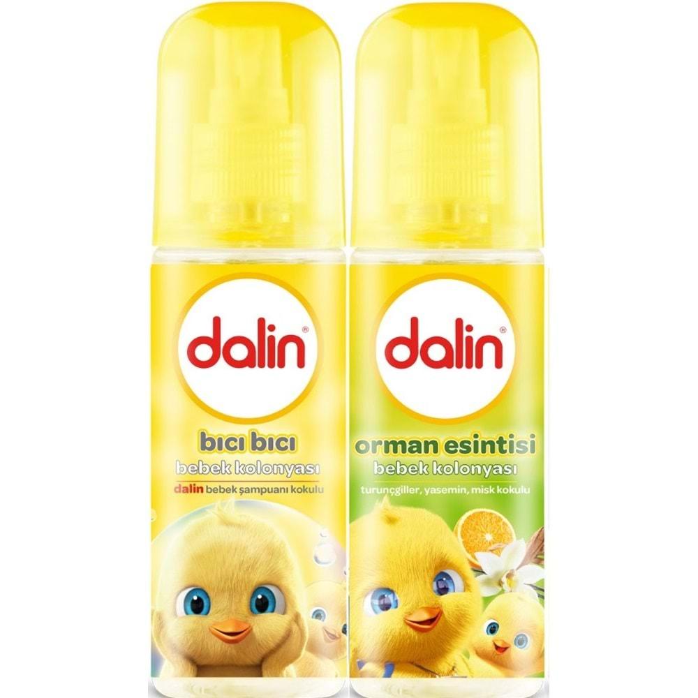 Dalin Bebek Kolonyası 150ML (Bıcı Bıcı Kokusu-Orman Esintisi) Karma 2 Li Set