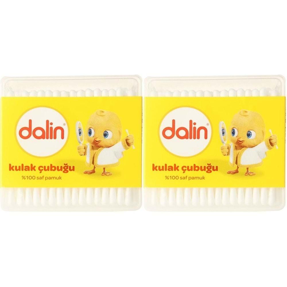 Dalin Kulak Çubuğu 100 Adet (2 Li Set)