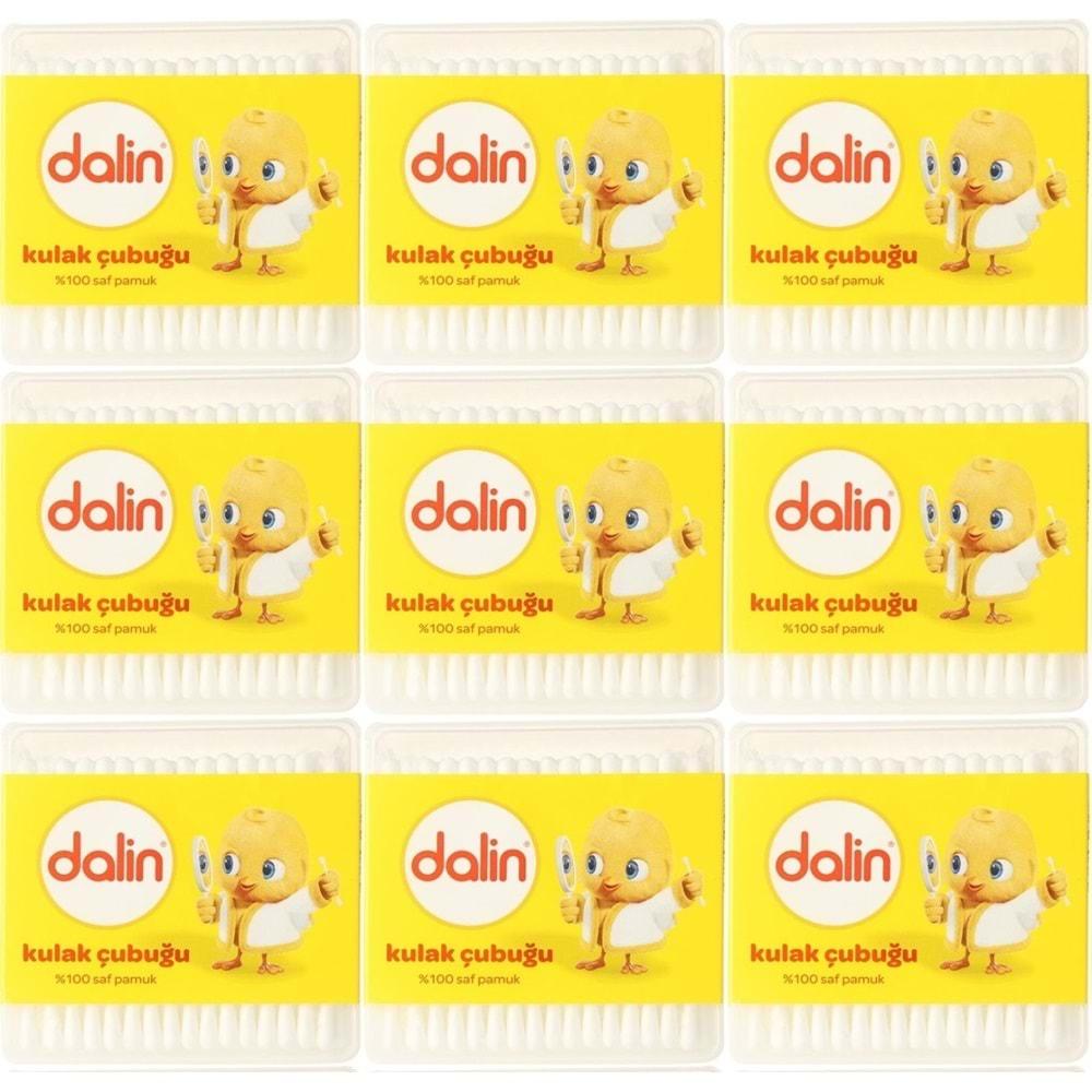 Dalin Kulak Çubuğu 100 Adet (9 Lu Set)