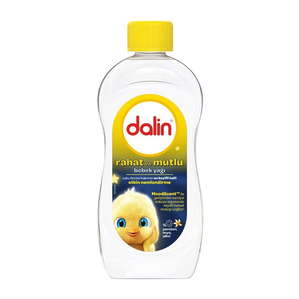 Dalin Bebek Yağı 300ML Rahat ve Mutlu Vanilya Kokulu Nemlendirici (6 Lı Set)