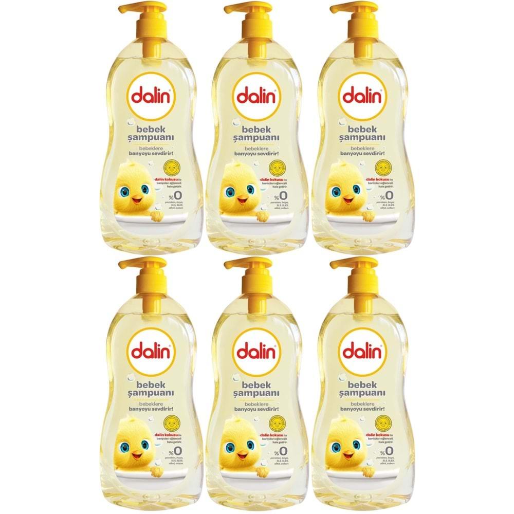 Dalin Bebek Şampuanı 500ML Klasik Pompalı (6 Lı Set)