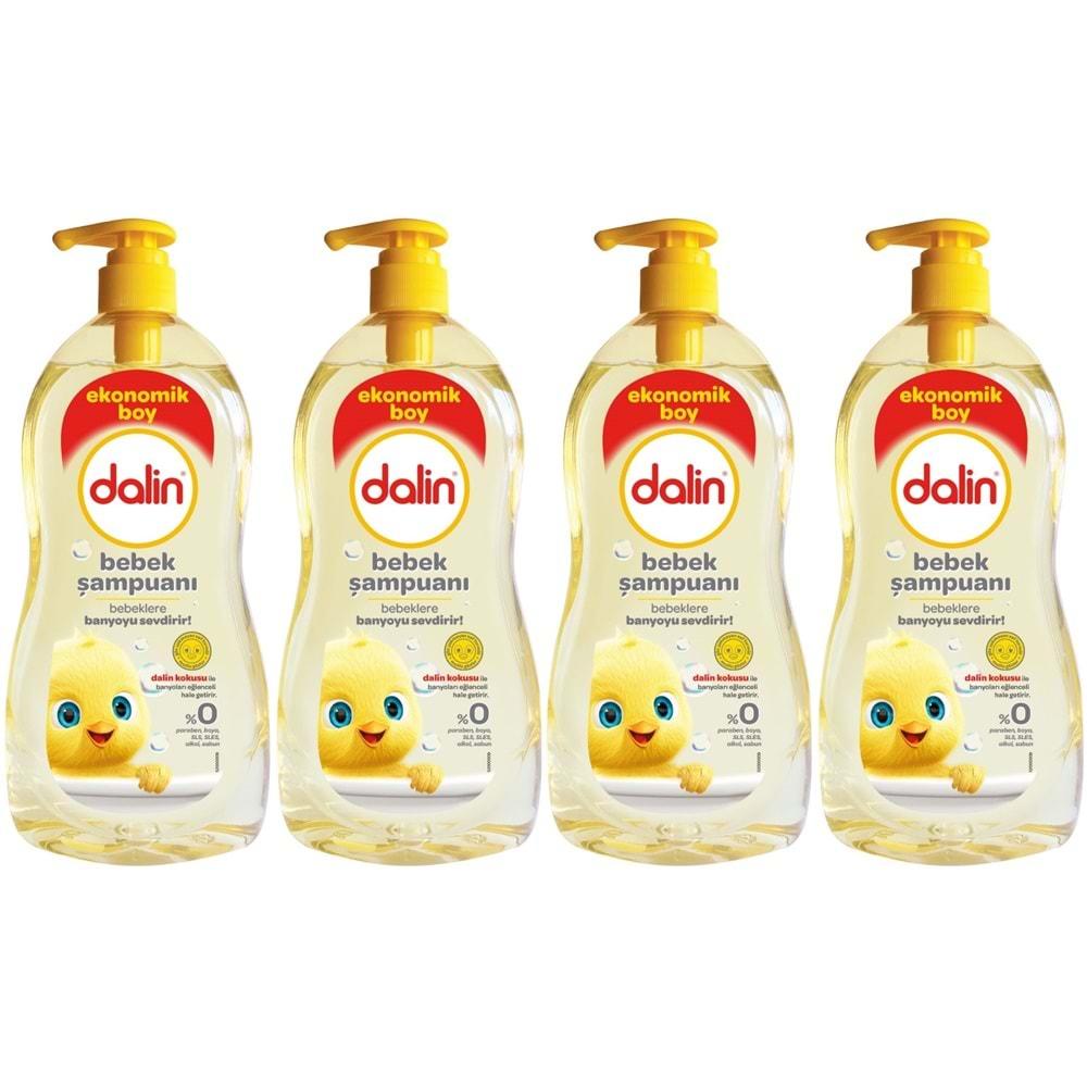 Dalin Bebek Şampuanı 900ML Klasik Pompalı (4 Lü Set)