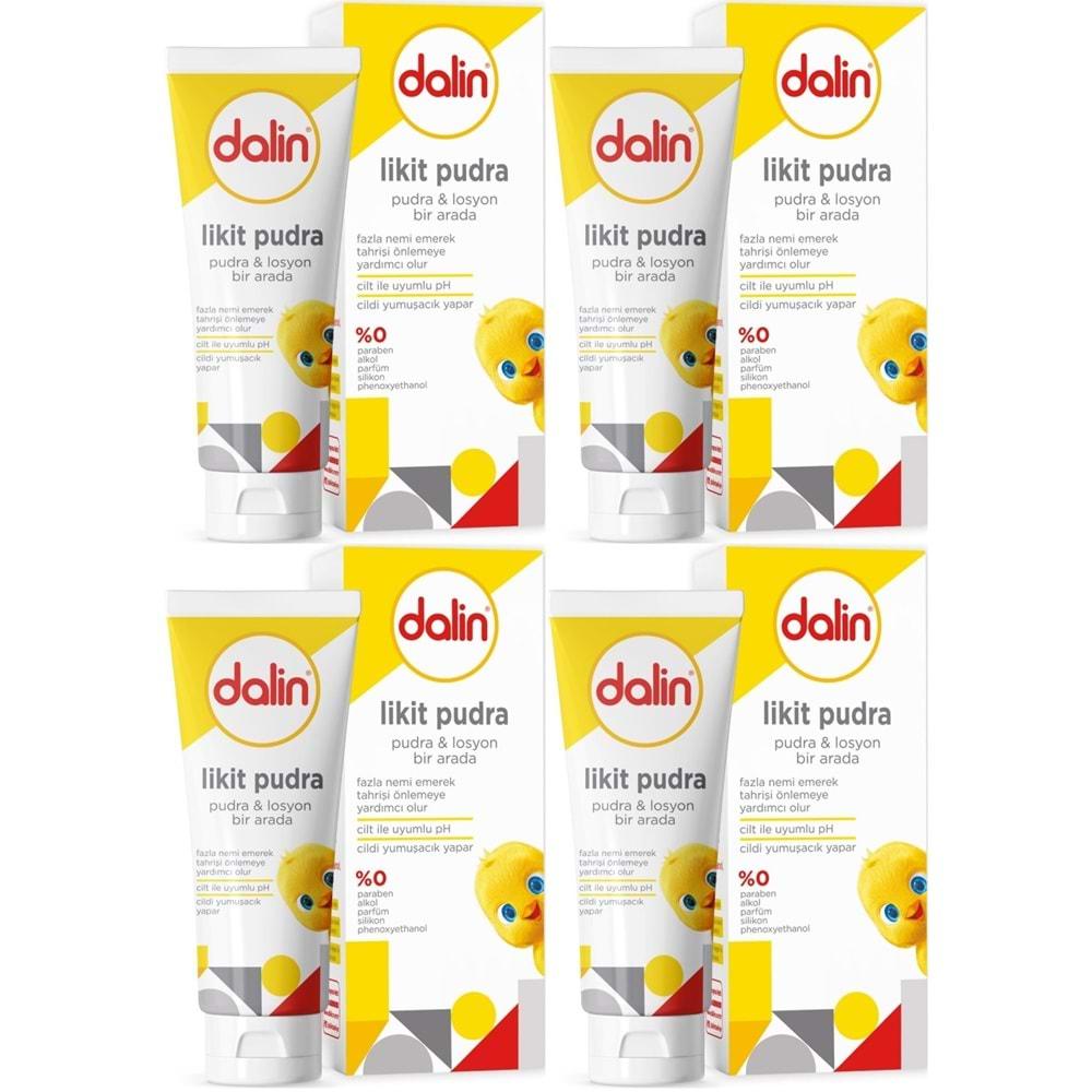 Dalin Likid Pudra 100GR (Pudra ve Losyon bir arada) (4 Lü Set)