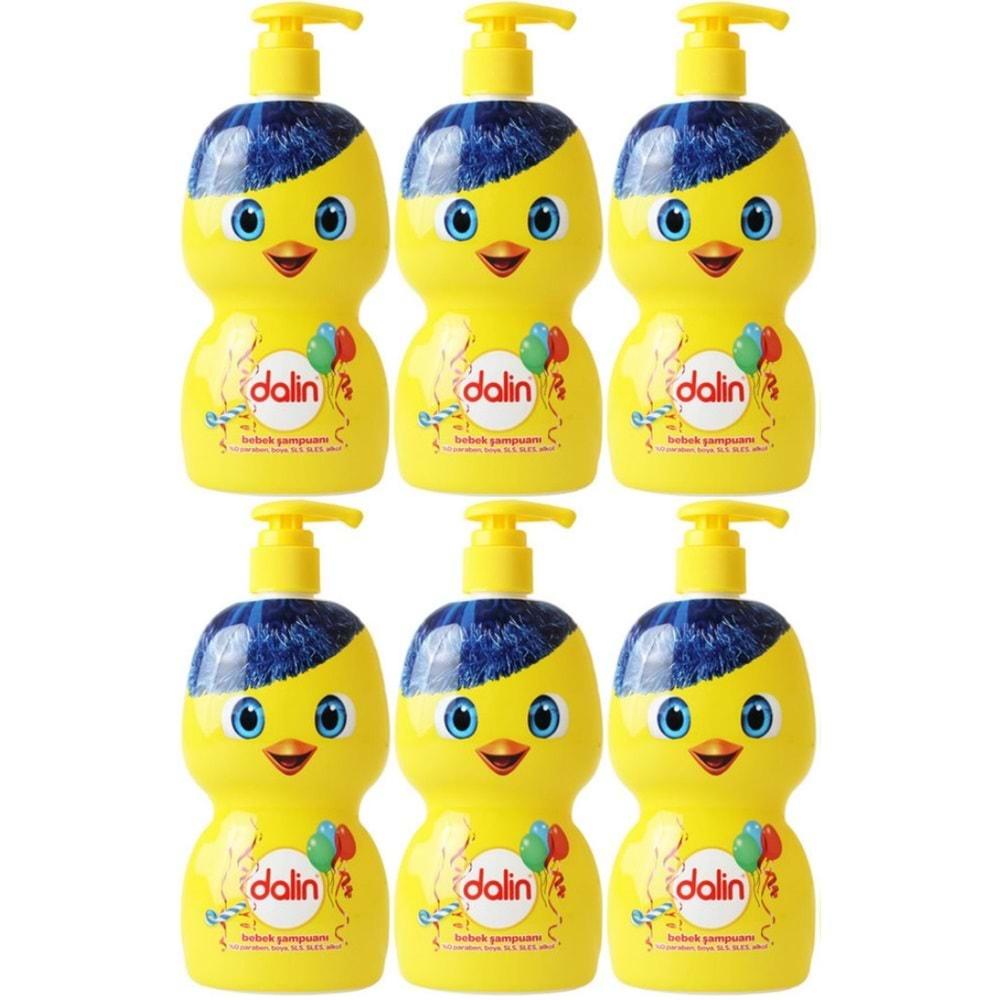 Dalin Bebek Şampuanı 500ML (Eğlen Öğren Serisi) Pompalı (6 Lı Set)