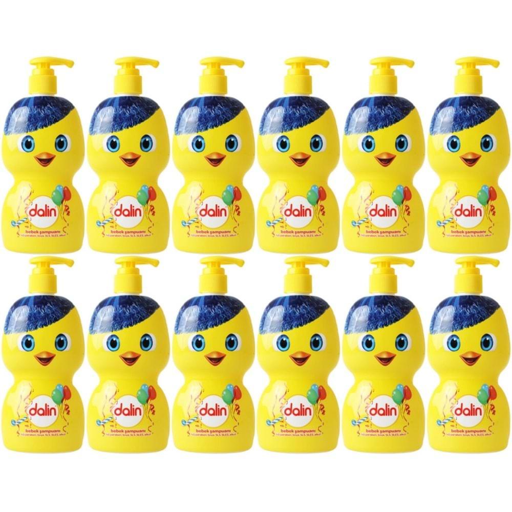 Dalin Bebek Şampuanı 500ML (Eğlen Öğren Serisi) Pompalı (12 Li Set)